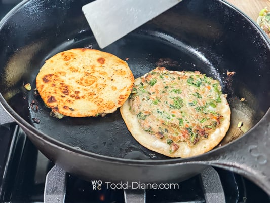 crispy smashed egg roll tacos