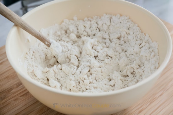 mixed dough
