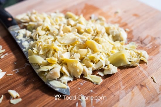 chopped artichoke hearts
