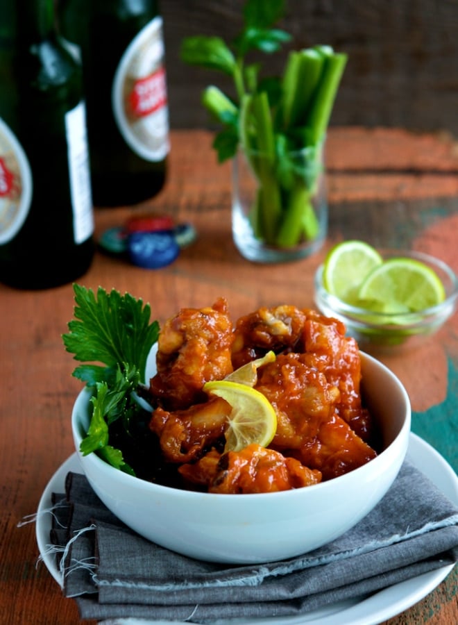 Chicken Wing Recipes or Buffalo Wings Appetizer | White On Rice Couple