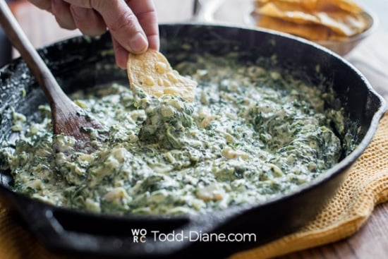 dip with tortilla chips
