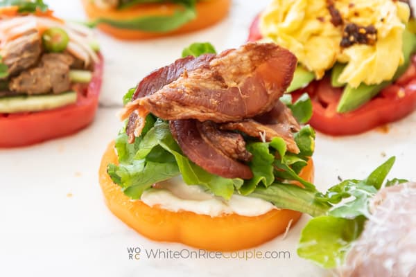 bacon lettuce tomato flight