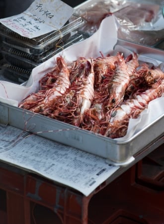 Tsukiji Seafood Market Japan with @whiteonrice