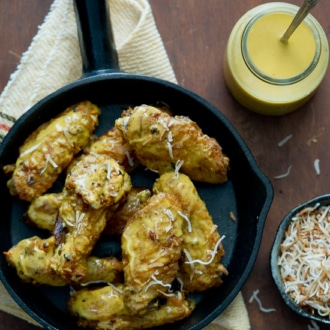 Spicy Curry Chicken Wings Recipe | @whiteonrice