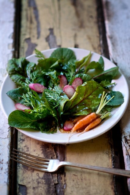 Don't Waste Edible Greens: Beet, radish, carrot tops are delicious | @whiteonrice