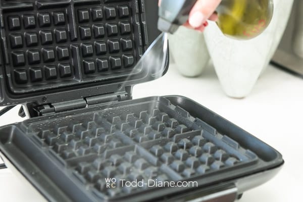 oiling waffle maker