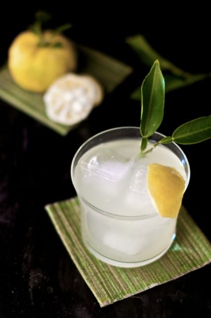 Yuzu Cocktail Recipe from this fragrant Japanese Citrus | @whiteonrice