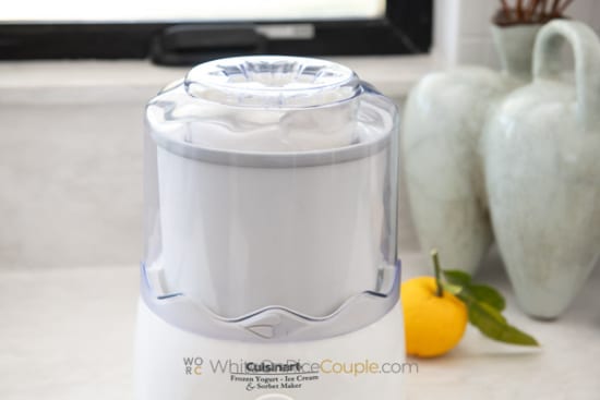 churning sorbet